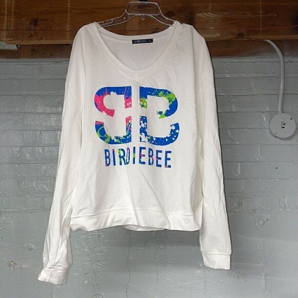 NEVER WORN BirdieBee Paint Splatter Sweater - Picture 1 of 3